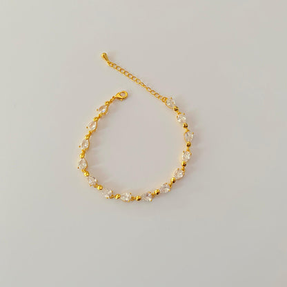 Gold Plated A.D Latest Design Bracelet