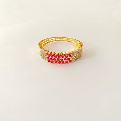 Ruby A.D Gold Plated Bracelet