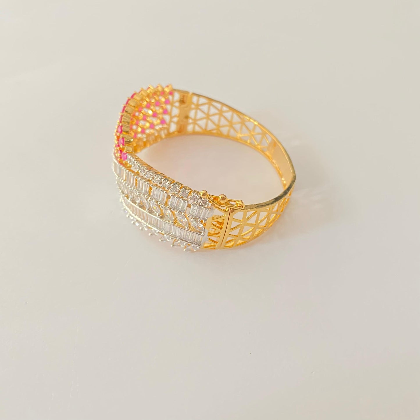 Ruby A.D Gold Plated Bracelet