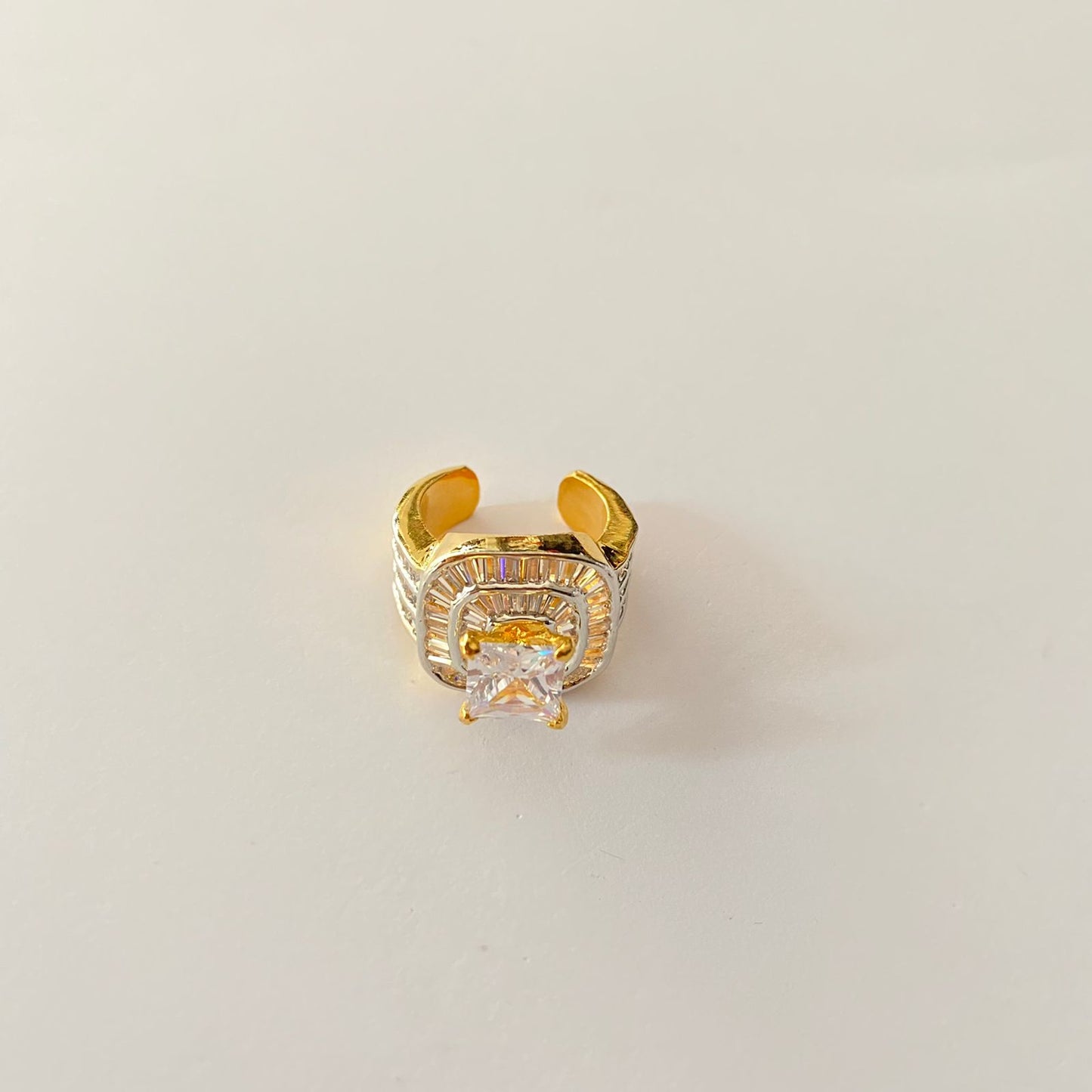 Diamond Gold Plated Ring