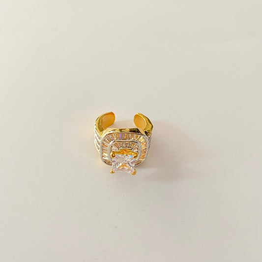 Diamond Gold Plated Ring