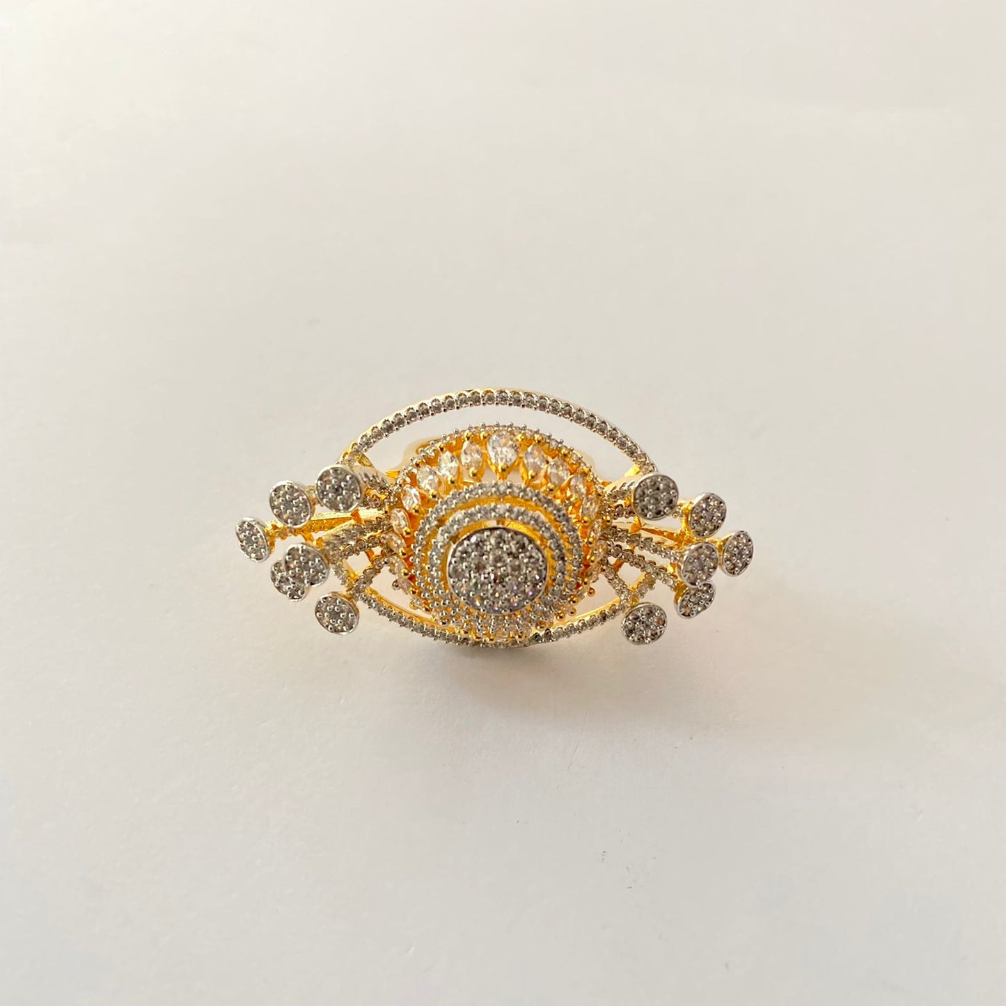 Gold Plated Cocktail Ring