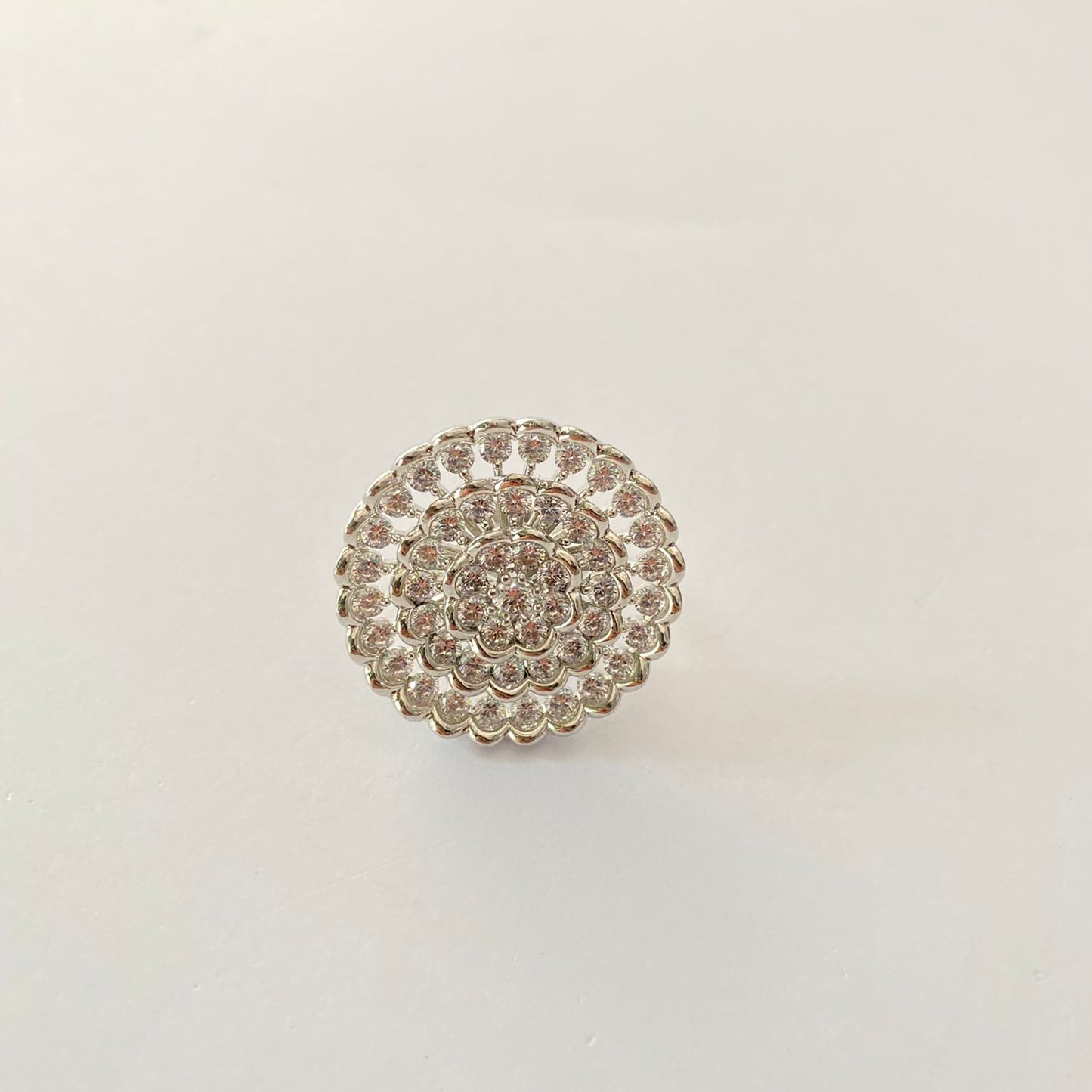 Silver Plated Big Ring