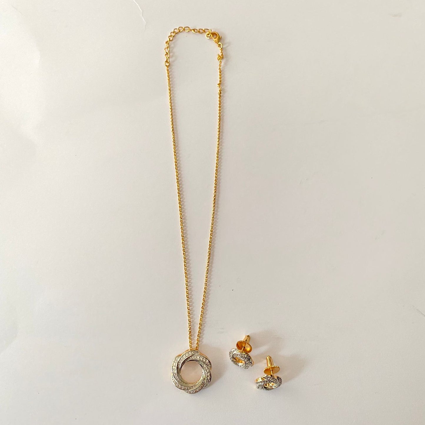 Gold Plated Pendant set