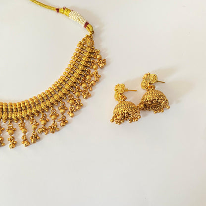 Antique Gold Plated Necklace Set