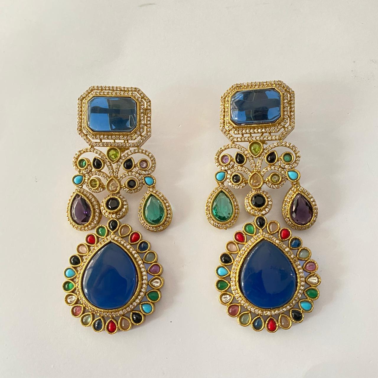 Sabyasachi Statement Antique Gold Plated Earring
