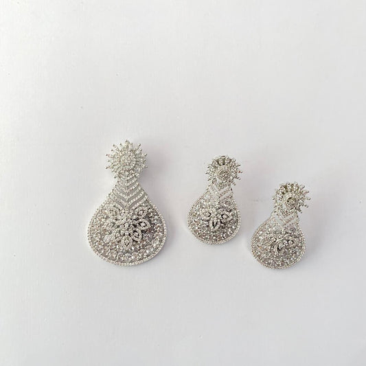 Silver Plated Pendant Set