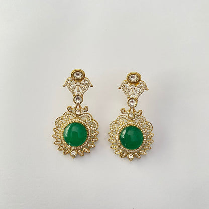 Antique Green Earring