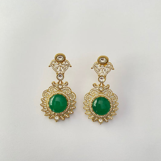 Antique Green Earring