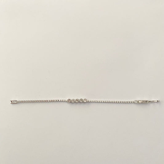 Silver Plated Sleek Bracelet