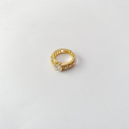 Gold Plated latest design Diamond Ring