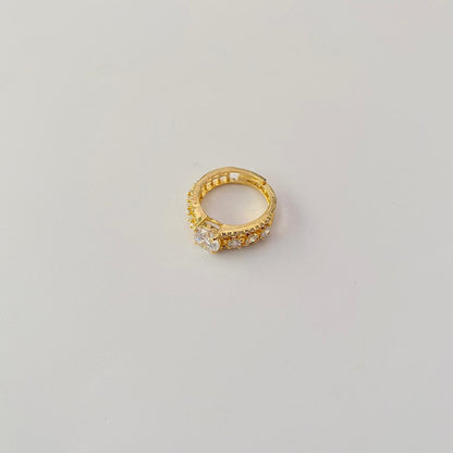 Gold Plated latest design Diamond Ring