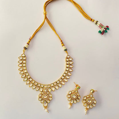 Kundan Gold Plated Necklace Set