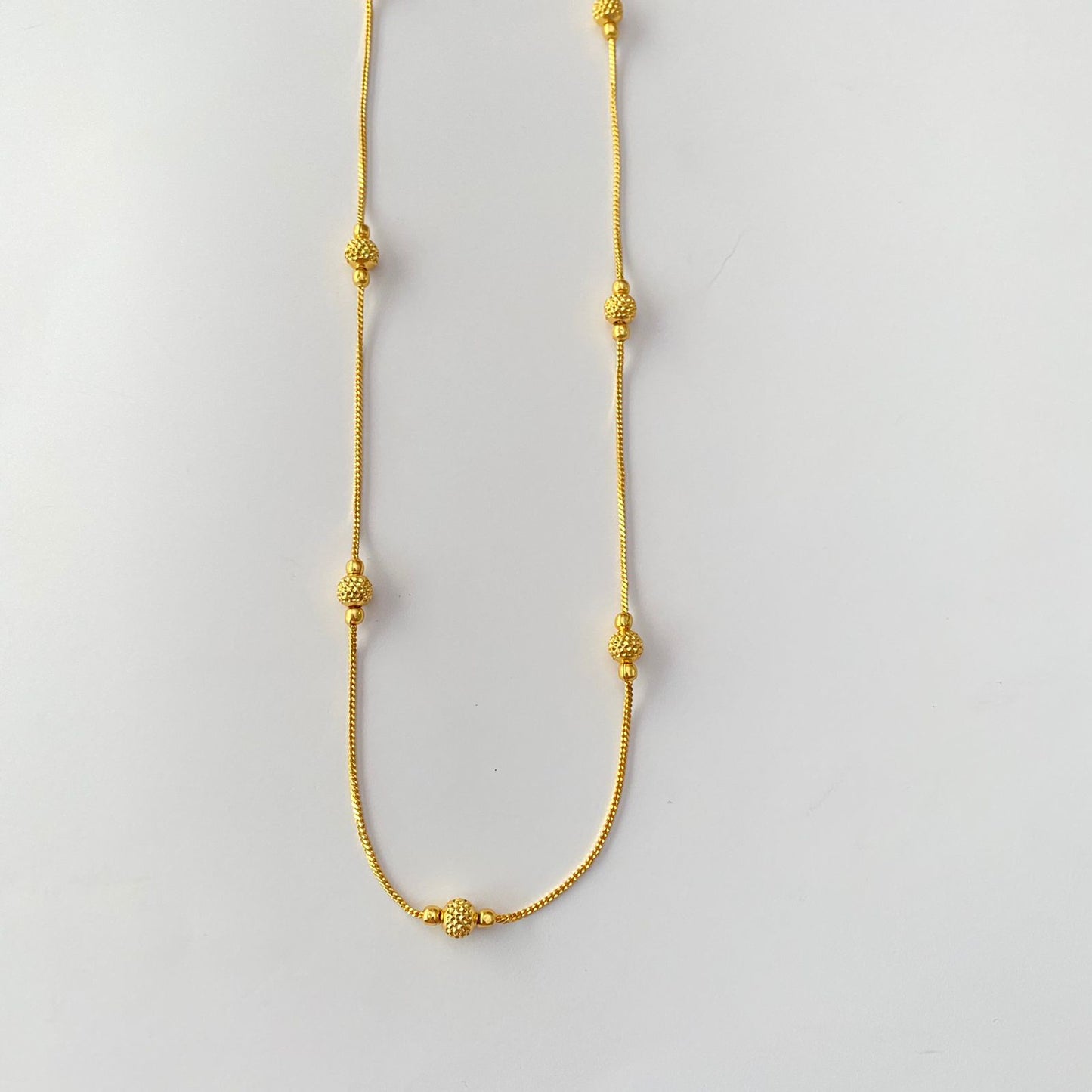 Gold Plated with Matar Ball Chain