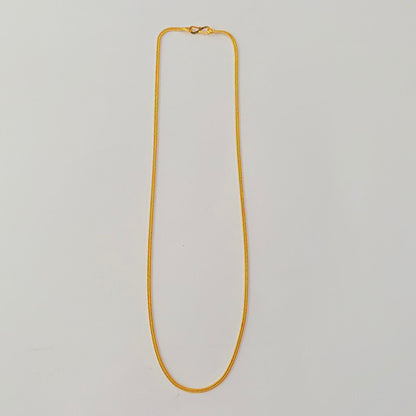 Gold Plated Plain Long Chain