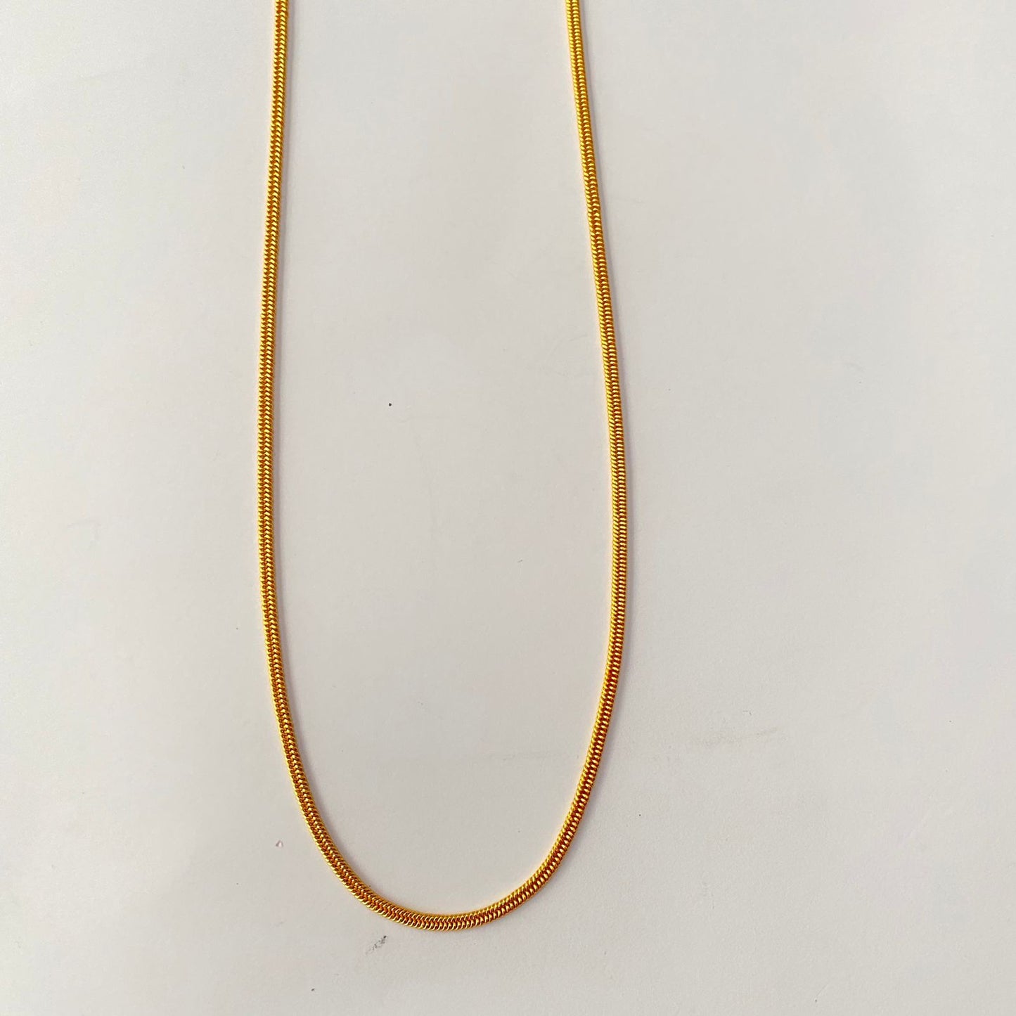 Gold Plated Plain Long Chain