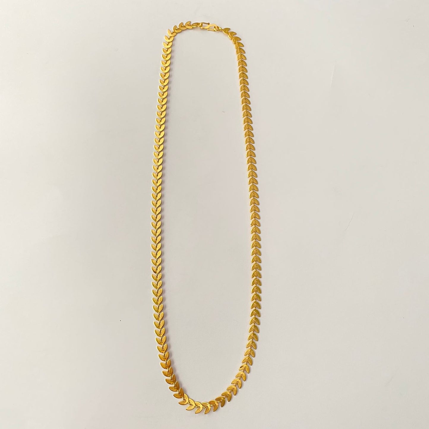 Gold Plated Leaf Design Chain