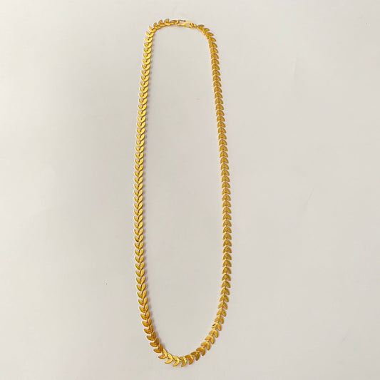 Gold Plated Leaf Design Chain