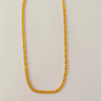 Gold Plated with Square Shape Design Chain