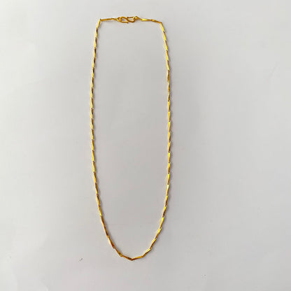 Gold Plated Twisted Chain