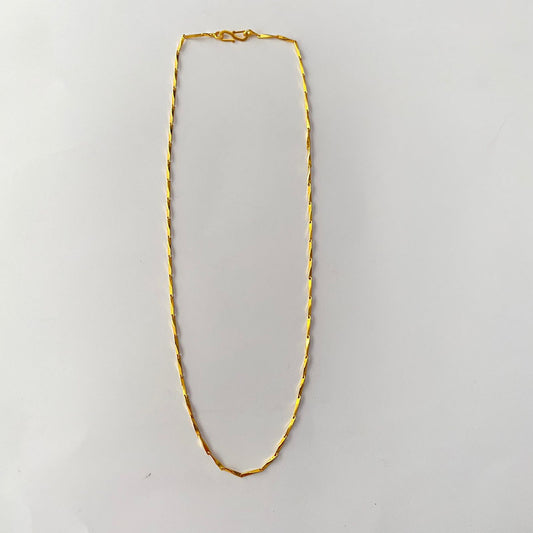 Gold Plated Twisted Chain
