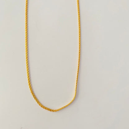 Gold Plated Rope Chain