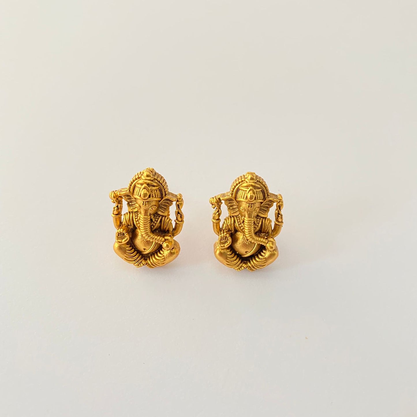 Gold Plated Ganish ji Stud