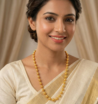 Matar Mala Gold Plated Chain