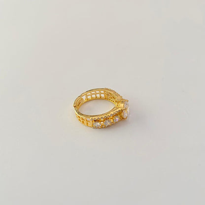Gold Plated Diamond Ring