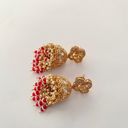 Ruby Pearl Jhumka