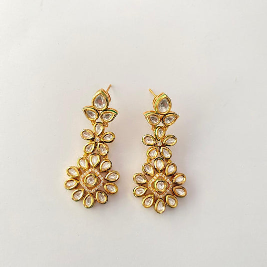 Kundan Gold Plated Earring