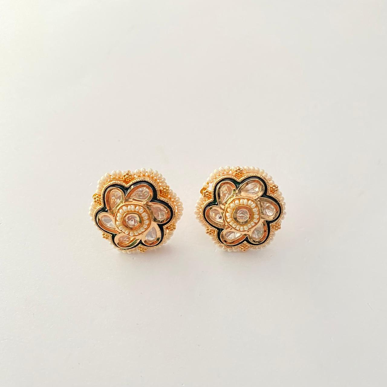 Kundan Polki Stud