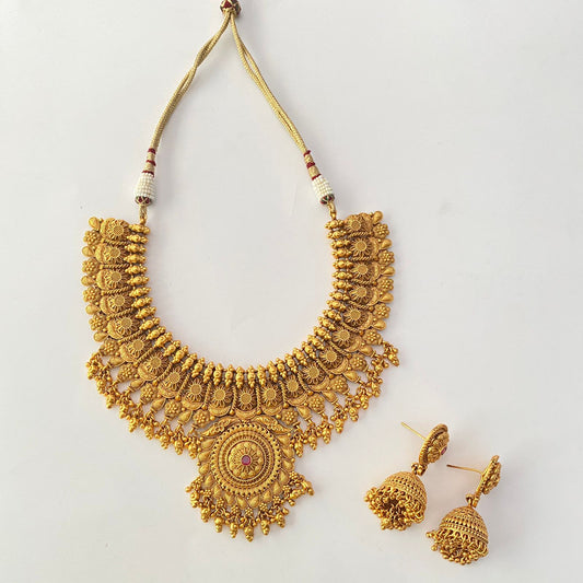 Gold Plated Necklace Set