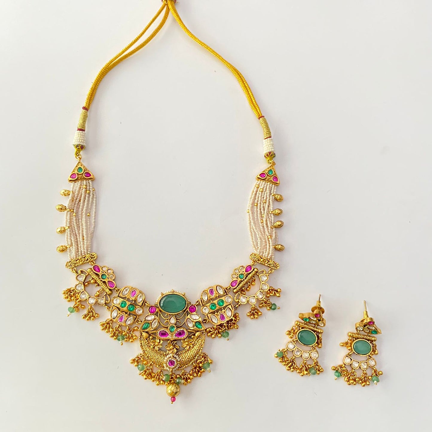 Gold Plated Necklace Set