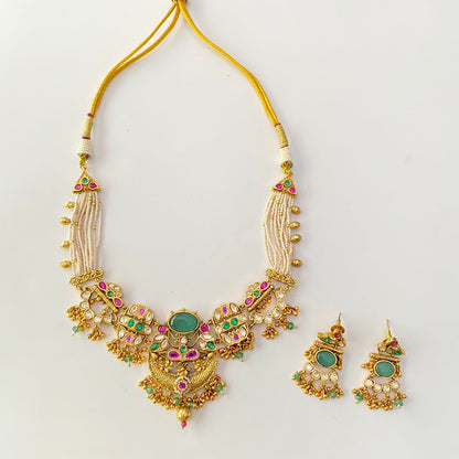 Gold Plated Necklace Set