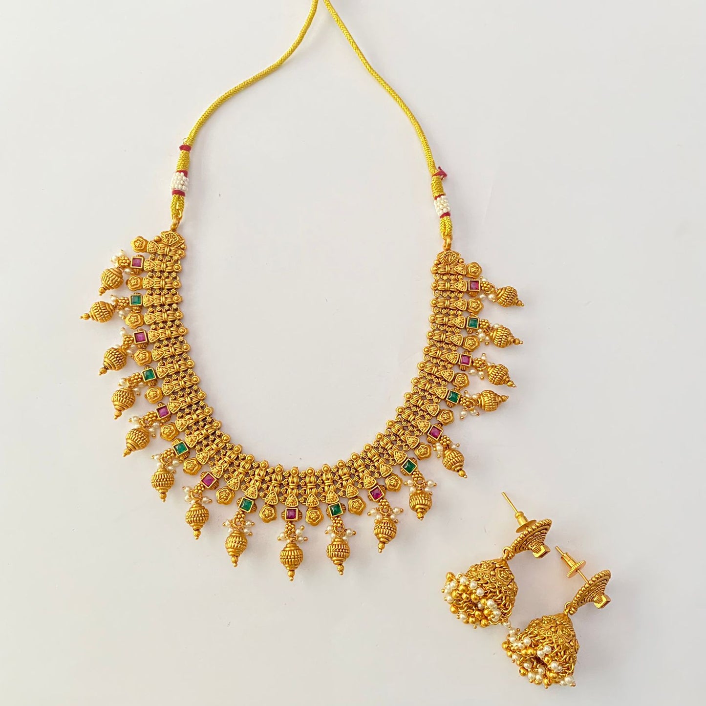 Gold Plated Necklace Set