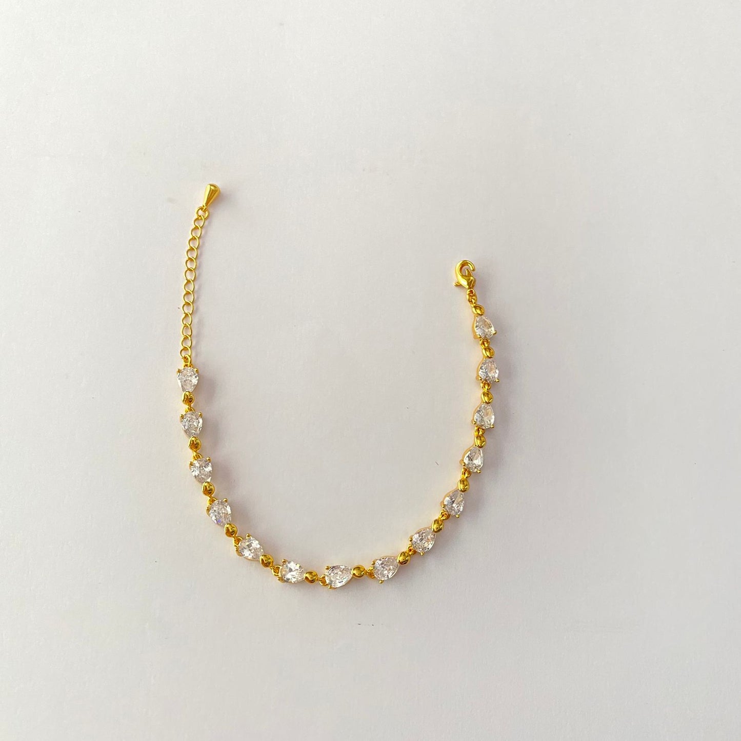 Gold Plated Diamond Bracelet