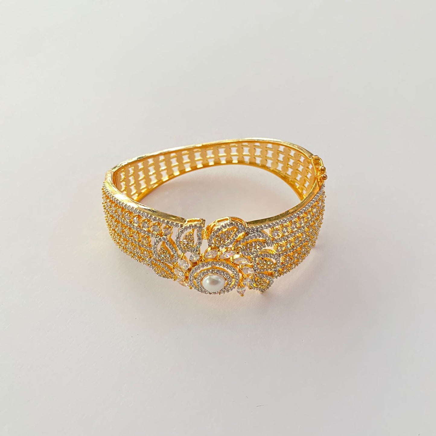 Gold Plated Diamond Bracelet