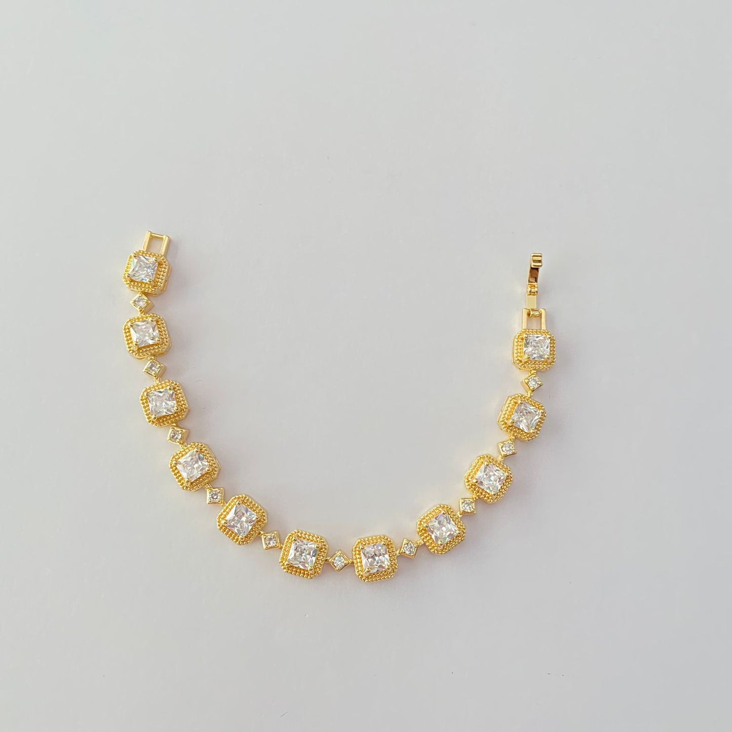 Gold Plated Tennis Bracelet