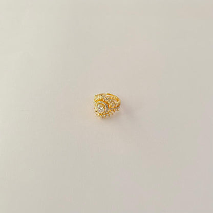 Gold Plated Diamond  Ring