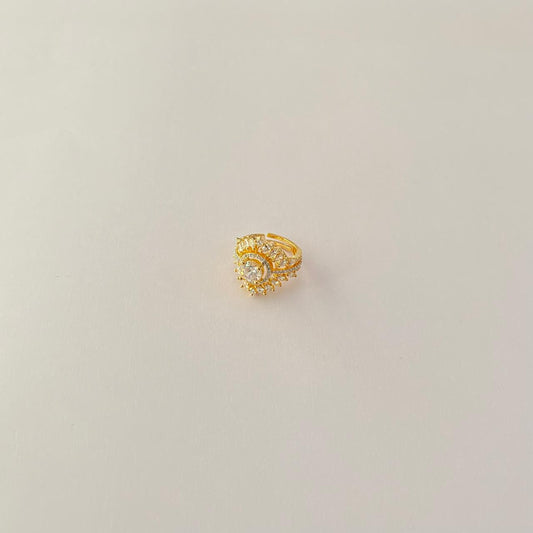 Gold Plated Diamond  Ring