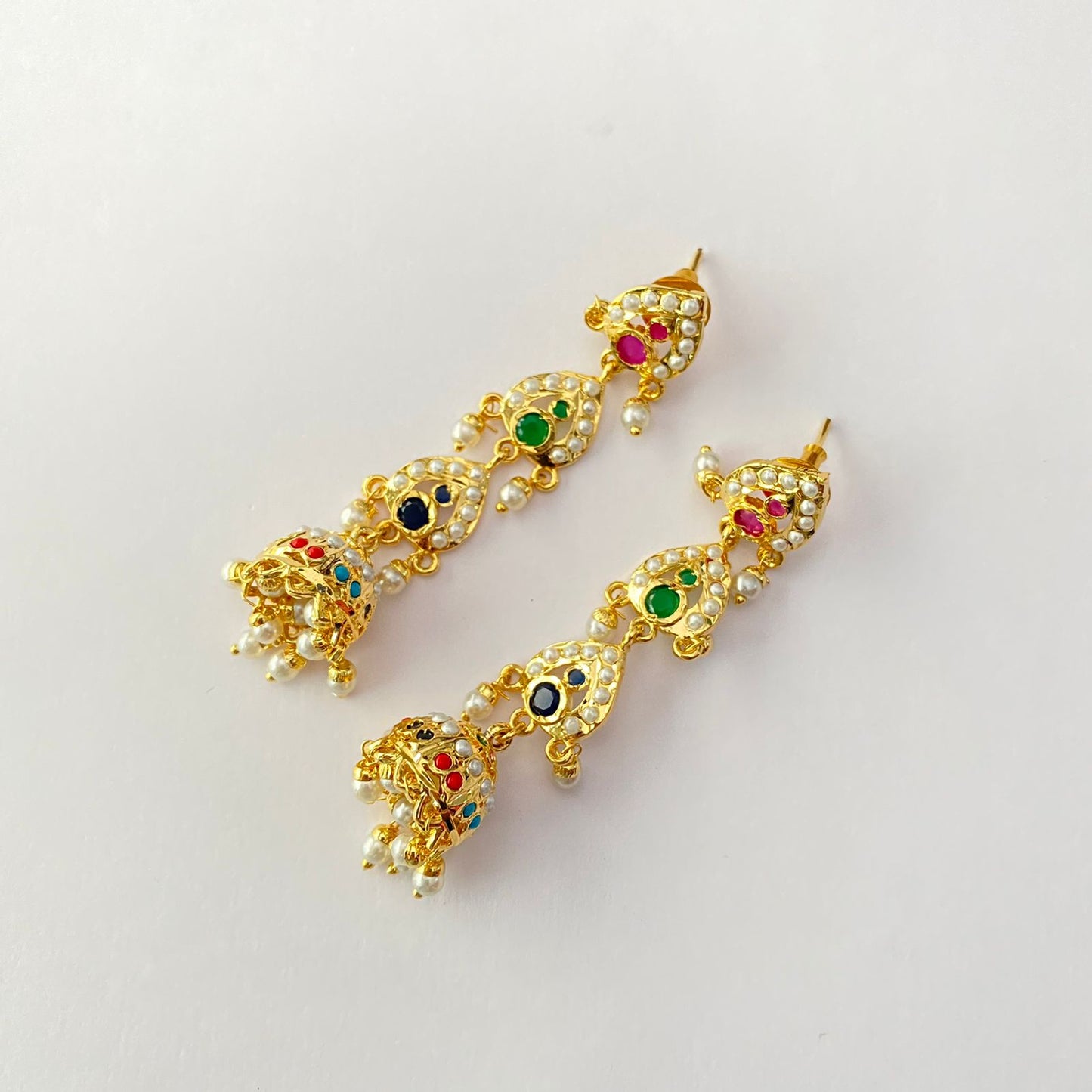 Gold Plated multi Earrings