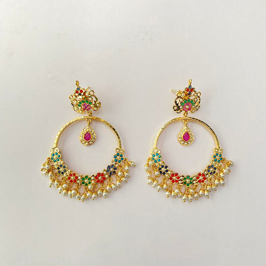 Gold Plated Multi Earring