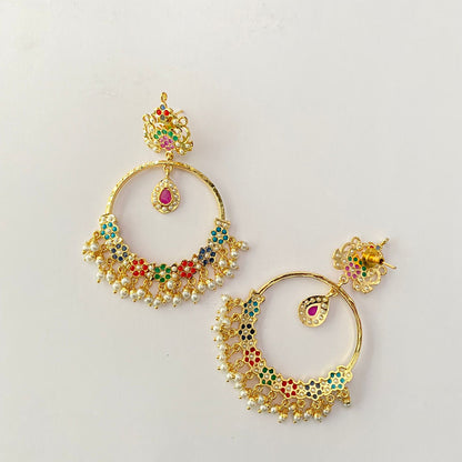 Gold Plated Multi Earring
