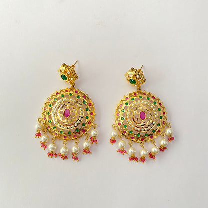 Gold Plated Multi Earring