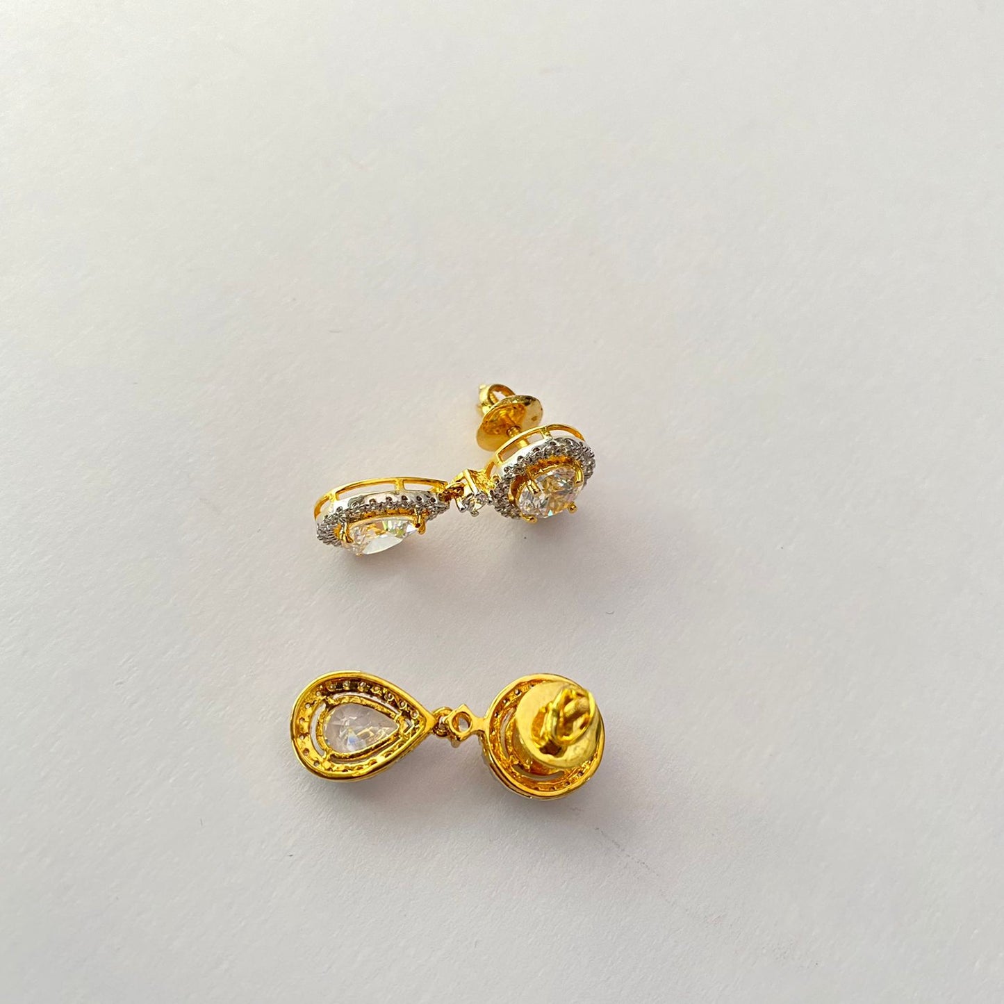 Gold Plated Pure Silver 92.5 Hanging Earring