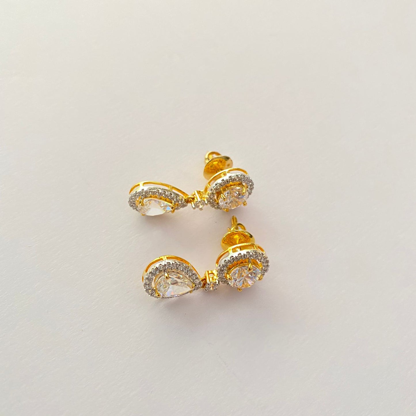 Gold Plated Pure Silver 92.5 Hanging Earring