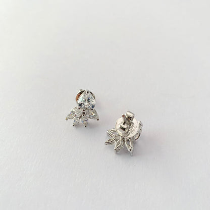 Pure Silver 92.5 Teardrop Design Stud