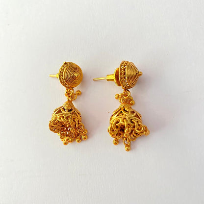 Small Gold Plated Jhumka Earring