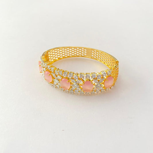 Gold plated with diamond latest design bracelet